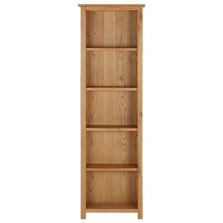 vidaXL Libreria Stretta 52x22,5x170 cm in Massello di Rovere