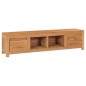 vidaXL Mobile Porta TV 135x30x35 cm in Legno Massello di Teak vidaXL Mobile Porta TV 135x30x35 cm in Legno Massello di Teak