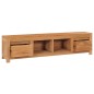 vidaXL Mobile Porta TV 135x30x35 cm in Legno Massello di Teak vidaXL Mobile Porta TV 135x30x35 cm in Legno Massello di Teak
