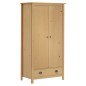 vidaXL Armadio a 2 Ante Hill 89x50x170 cm Legno Massello di Pino vidaXL Armadio a 2 Ante Hill 89x50x170 cm Legno Massello di Pino