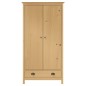 vidaXL Armadio a 2 Ante Hill 89x50x170 cm Legno Massello di Pino vidaXL Armadio a 2 Ante Hill 89x50x170 cm Legno Massello di Pino