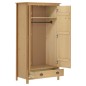 vidaXL Armadio a 2 Ante Hill 89x50x170 cm Legno Massello di Pino vidaXL Armadio a 2 Ante Hill 89x50x170 cm Legno Massello di Pino