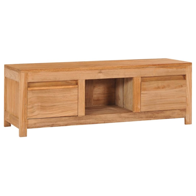 vidaXL Mobile Porta TV 100x30x35 cm in Legno Massello di Teak vidaXL Mobile Porta TV 100x30x35 cm in Legno Massello di Teak