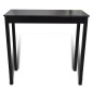 vidaXL Tavolo da Bar in MDF Nero 115x55x107 cm vidaXL Tavolo da Bar in MDF Nero 115x55x107 cm