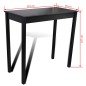 vidaXL Tavolo da Bar in MDF Nero 115x55x107 cm vidaXL Tavolo da Bar in MDF Nero 115x55x107 cm