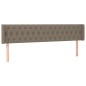 Testiera ad Orecchio Tortora 183x16x78/88 cm in Tessuto Testiera ad Orecchio Tortora 183x16x78/88 cm in Tessuto