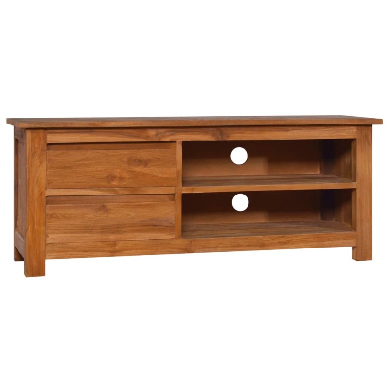 vidaXL Mobile Porta TV 100x30x40 cm in Legno Massello di Teak vidaXL Mobile Porta TV 100x30x40 cm in Legno Massello di Teak