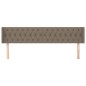 Testiera ad Orecchio Tortora 183x16x78/88 cm in Tessuto Testiera ad Orecchio Tortora 183x16x78/88 cm in Tessuto