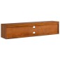 vidaXL Mobile TV a Parete 135x30x30 cm in Legno Massello di Teak vidaXL Mobile TV a Parete 135x30x30 cm in Legno Massello di Teak