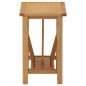 vidaXL Tavolino con Portariviste 45x27x42 cm Massello di Rovere