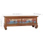 vidaXL Mobile Porta TV 110x35x40 cm in Legno di Recupero di Teak vidaXL Mobile Porta TV 110x35x40 cm in Legno di Recupero di Teak