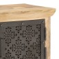 vidaXL Mobile Porta TV Ante in Acciaio 120x30x40 cm Mango Massello vidaXL Mobile Porta TV Ante in Acciaio 120x30x40 cm Mango Massello
