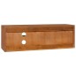 vidaXL Mobile TV a Parete 90x30x30 cm in Legno Massello di Teak vidaXL Mobile TV a Parete 90x30x30 cm in Legno Massello di Teak