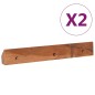 vidaXL Mobile TV a Parete 90x30x30 cm in Legno Massello di Teak vidaXL Mobile TV a Parete 90x30x30 cm in Legno Massello di Teak