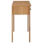 vidaXL Tavolino da Trucco 118x40x77 cm Massello di Rovere vidaXL Tavolino da Trucco 118x40x77 cm Massello di Rovere