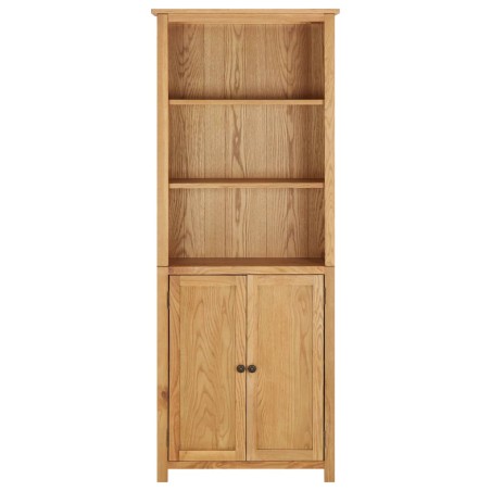 vidaXL Libreria a 2 Ante 70x30x180 cm in Massello di Rovere