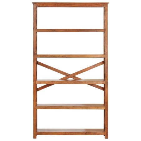 vidaXL Libreria 100x30x180 cm Legno Massello Acacia Finitura Miele