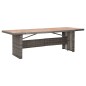 vidaXL Tavolo da Giardino 240x90x74 cm in Polyrattan e Massello Acacia vidaXL Tavolo da Giardino 240x90x74 cm in Polyrattan e Massello Acacia