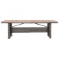 vidaXL Tavolo da Giardino 240x90x74 cm in Polyrattan e Massello Acacia vidaXL Tavolo da Giardino 240x90x74 cm in Polyrattan e Massello Acacia