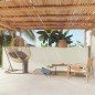 Tenda Laterale Retrattile per Patio 140x500 cm Crema Tenda Laterale Retrattile per Patio 140x500 cm Crema