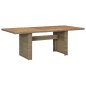 vidaXL Tavolo da Giardino Marrone 200x100x74 cm in Polyrattan vidaXL Tavolo da Giardino Marrone 200x100x74 cm in Polyrattan