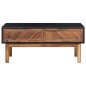 vidaXL Tavolino da Caffè 90x50x40 cm in Legno Massello di Acacia e MDF