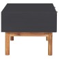 vidaXL Tavolino da Caffè 90x50x40 cm in Legno Massello di Acacia e MDF