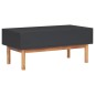 vidaXL Tavolino da Caffè 90x50x40 cm in Legno Massello di Acacia e MDF