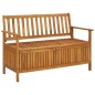 vidaXL Cassapanca da Giardino 120 cm in Legno Massello di Acacia