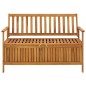 vidaXL Cassapanca da Giardino 120 cm in Legno Massello di Acacia