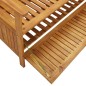 vidaXL Cassapanca da Giardino 120 cm in Legno Massello di Acacia