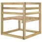 Divani Angolari Pallet da Giardino 2 pz Pino Impregnato Verde Divani Angolari Pallet da Giardino 2 pz Pino Impregnato Verde