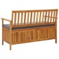 vidaXL Cassapanca da Giardino 120 cm in Legno Massello di Acacia vidaXL Cassapanca da Giardino 120 cm in Legno Massello di Acacia