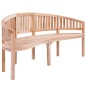 vidaXL Panchina a Forma di Banana 200 cm in Legno Massello di Teak vidaXL Panchina a Forma di Banana 200 cm in Legno Massello di Teak