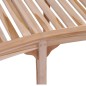 vidaXL Panchina a Forma di Banana 200 cm in Legno Massello di Teak vidaXL Panchina a Forma di Banana 200 cm in Legno Massello di Teak