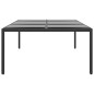 vidaXL Tavolo Giardino 200x150x75 cm Vetro Temperato e Polyrattan Nero vidaXL Tavolo Giardino 200x150x75 cm Vetro Temperato e Polyrattan Nero
