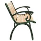 vidaXL Panchina da Giardino 123 cm in Ghisa e Legno Massello di Abete vidaXL Panchina da Giardino 123 cm in Ghisa e Legno Massello di Abete