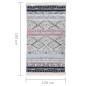 Tappeto Rosa e Acqua 120x180 cm in Cotone Tappeto Rosa e Acqua 120x180 cm in Cotone