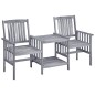 vidaXL Sedie da Giardino Tavolino da Tè 159x61x92cm Massello d'Acacia vidaXL Sedie da Giardino Tavolino da Tè 159x61x92cm Massello d'Acacia