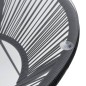 vidaXL Tavolo da Giardino Nero 70x74 cm in Rattan e Vetro vidaXL Tavolo da Giardino Nero 70x74 cm in Rattan e Vetro