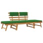 vidaXL Panca da Giardino Cuscini 2-in-1 190 cm Legno Massello d'Acacia vidaXL Panca da Giardino Cuscini 2-in-1 190 cm Legno Massello d'Acacia