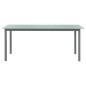 vidaXL Tavolo da Giardino Grigio Chiaro 190x90x74cm Alluminio e Vetro vidaXL Tavolo da Giardino Grigio Chiaro 190x90x74cm Alluminio e Vetro