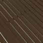 vidaXL Tavolo da Giardino Marrone 190x80x72 cm in Acciaio vidaXL Tavolo da Giardino Marrone 190x80x72 cm in Acciaio