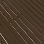 vidaXL Tavolo da Giardino Marrone 140x80x72 cm in Acciaio vidaXL Tavolo da Giardino Marrone 140x80x72 cm in Acciaio