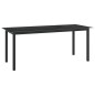 vidaXL Tavolo da Giardino Nero 190x90x74 cm in Alluminio e Vetro vidaXL Tavolo da Giardino Nero 190x90x74 cm in Alluminio e Vetro