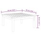 vidaXL Tavolino da Salotto per Giardino 63x63x30 cm Massello di Acacia vidaXL Tavolino da Salotto per Giardino 63x63x30 cm Massello di Acacia