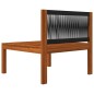 vidaXL Set Divani da Giardino 2 pz con Cuscini Massello d'Acacia vidaXL Set Divani da Giardino 2 pz con Cuscini Massello d'Acacia