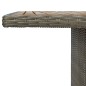 vidaXL Tavolo da Giardino Marrone in Polyrattan e Massello Acacia vidaXL Tavolo da Giardino Marrone in Polyrattan e Massello Acacia
