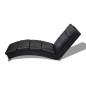 vidaXL Sedia a Sdraio Nera in Similpelle vidaXL Sedia a Sdraio Nera in Similpelle
