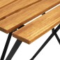 vidaXL Tavolo da Bistrot 55x54x71 cm in Legno Massello di Acacia vidaXL Tavolo da Bistrot 55x54x71 cm in Legno Massello di Acacia